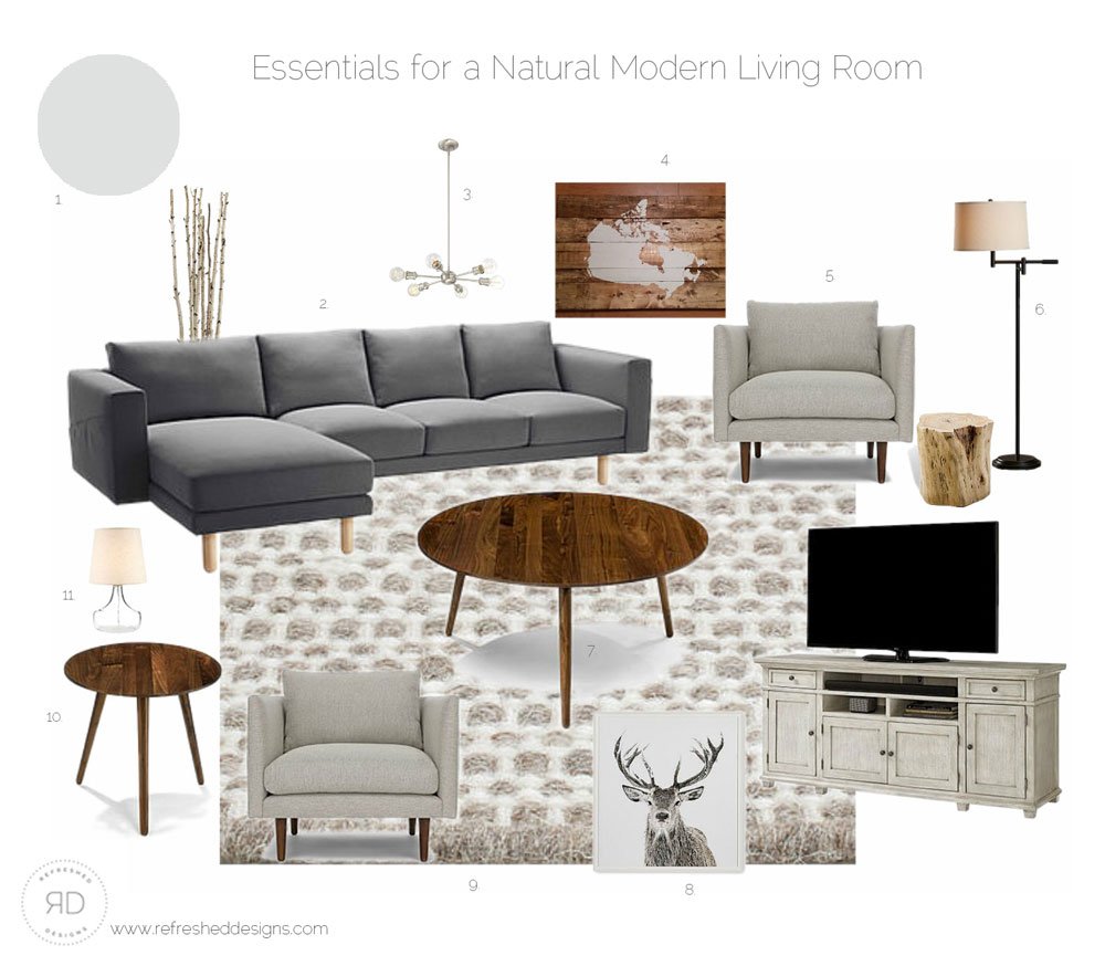 Modern comfy sale living room